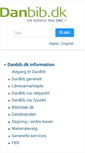 Mobile Screenshot of danbib.dk